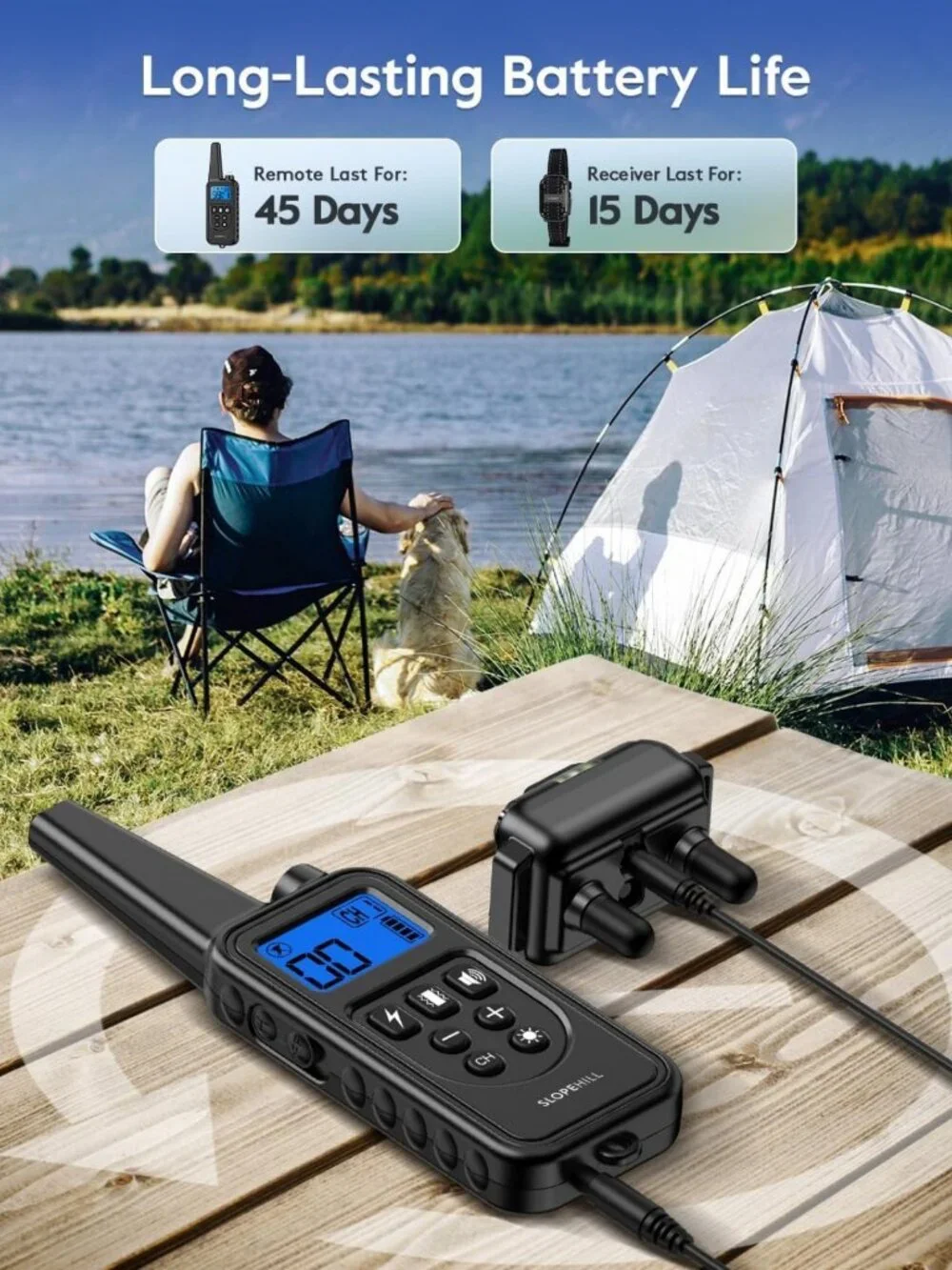 Waterproof Dog Training Collar with Remote, 4200FT Range, Beep & Vibration Modes